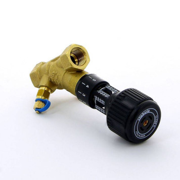 Клапан балансировочный ручной ВВ 747OT с фиксацией настройки 2 измерительных ниппеля CIMBERIO 1/2-3