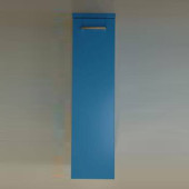 IDEA STELLA/IDEA Пенал, петли слева, с ручкой 03092хром, 25x98x34см, подвесная, Цвет: blu 11. 03063SX BLU/BLUкомплект