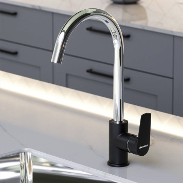 790720000 Смеситель для кухни, чёрный
