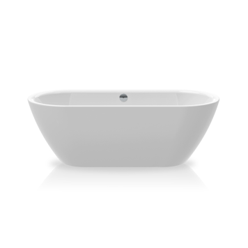 Knief Form Ванна отдельностоящая 190х90х60см, цвет: белый со сливом 0100-091-06-1
