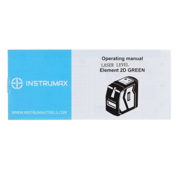 Уровень лазерный INSTRUMAX ELEMENT 2D GREEN-6