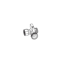 Кран Royal Thermo OPTIMAL для стиральной машины 1/2"x3/4"х1/2"