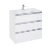 Roca The Gap Тумба подвесная 80x45x74см, с 3 ящиками, цвет: белый. A857406806