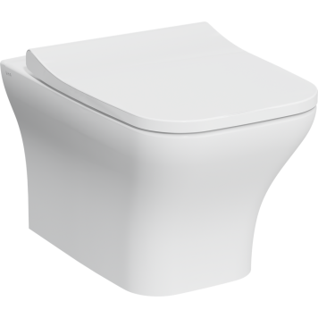 7484B003-0075 Подвесной безободковый SmoothFlush унитазZentrum Square (НУЖНА КРЫШКА 191-003-009, 810-003-009) 7484B003-0075