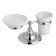 Nicolazzi Accessori Classica Держатель мыльницы и стакана, настольный (без керамики), цвет: хром. 1494CR
