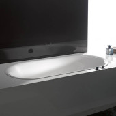 BetteLux Oval Ванна встраиваемая овальная с шумоизоляцией 180x80x45 см, BetteGlasurreg; Plus антислип, (для удлиненного слива-перелива), цвет: белый. B23-1500,  3466-000 PLUS AR