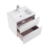 Roca The Gap Тумба подвесная 60x45x51см, с 2 ящиками, цвет: белый. A857397806