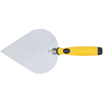 Мастерок нержавеющий, мягкая ручка, Профи, штукатура 190 мм-3