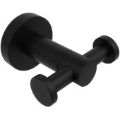 AQ4002MB ВЕГА крючок двойной, матовый черный AQ4002MB