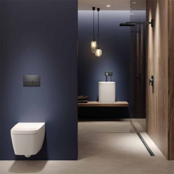 TECE Профиль для душа TECEdrainprofile, 1200 мм, PVD Brushed Black Chrome. 671201-1