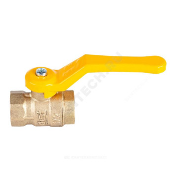 Кран шар лат газ Стандарт Ду20 Ру40 м/м полн рыч Dist 412Р-3