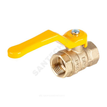 Кран шар лат газ Стандарт Ду20 Ру40 м/м полн рыч Dist 412Р-6