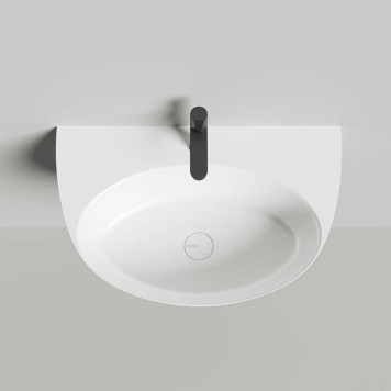 Salini Alda Wall 03 Раковина 60х71х15см., накладная, 1 отв., S-Sense, цвет: белый. 140313G-2