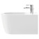 Duravit Me by Starck Биде напольное приставное 37х60 см, с 1 отв. под смеситель, с креплением, цвет: белый. 2289100000