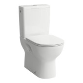 Laufen Lua Унитаз моноблок 65х36х42см., слив универсальный, безободковый, подвод снизу слева, цвет: белый глянцевый. 8.2408.1.000.000.1,  8.2708.3.000.973.1