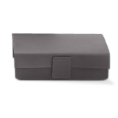 Decor Walther Nappa UTBD Многоцелевая коробка с крышкой, цвет: Натуральная кожа NAPPA дымчато-сер. 0938693
