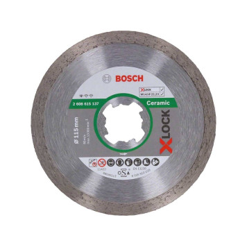 Алмазный отрезной диск Standard for Ceramic X-LOCK 125x22,23x1,6x7 (2608615138)