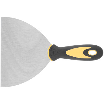 Шпатель, нерж.сталь, прорезиненная ручка 6 (150 мм)