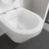 VilleroyBoch Architectura Унитаз 37х53х33см., подвесной, безободковый, в комплекте сиденье c микролифтом, цвет: альпийский белый. 5684HR01