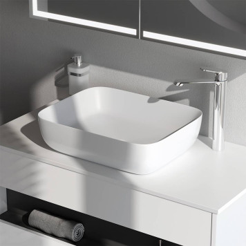 M8FWCC10510WG Раковина 51 см, накладная, прямоугольник