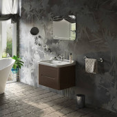 Kerasan Waldorf Комплект подвесной мебели 80см, с 2-мя ящиками Цвет: noce. 4141K1bi/cr*1,  925646