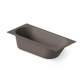 Dea Design Ease Ванна 170х75хh58cм., встраиваемая, цвет grey brown. DD8676 1700 6