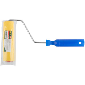 Валик прижимной для обоев резиновый, желтый 150 мм-2