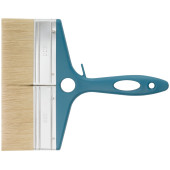 Кисть флейцевая Атлант, натуральная светлая щетина, пластиковая ручка  8 (200 мм)