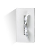 Decor Walther Brownie KB40 Диспенсер для салфеток 24x12x8см, настольный, цвет: белая кожа. 0839950
