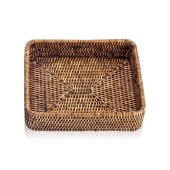 Decor Walther Basket Tab1 Лоток универсальный 18x22см, настольный, цвет: ротанг темный. 0931992