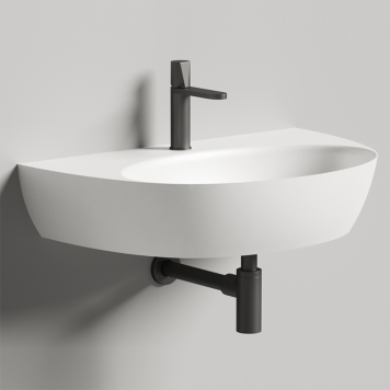 Salini Alda Wall 03 Раковина 60х71х15см., накладная, 1 отв., S-Sense, цвет: белый. 140313G