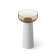 Dea Design Light Раковина 48x48x88см., напольная, без отв., Glasstek, прозрачная смола, цвет: чаша classic green/пьедестал белый. DD2027 480 R6 18