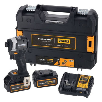 Шуруповерт аккумуляторный импульсный DeWalt McLaren Limited Edition DCF85MP2T (2 акк; з/у)-8