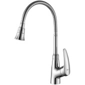 LM0413CLINARAСмеситель для кухни, с гибким изливом и 2х-функциональным аэратором, хром LM0413C