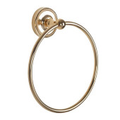 TW Bristol 015, полотенцедержатель кольцо, подвесной, цвет: светлое золото. TWBR015gold