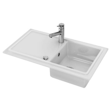 Duravit Cassia Кухонная мойка 86x51см., встраиваемая, цвет: белая-2