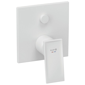 Kludi 547595375 DECUS Встраиваемый смеситель для ванны и душа, SLIM.BOXX 88022 белый мат 547595375