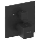 Kludi 548853975 DECUS встраиваемый смеситель для душа с термостатом, SLIM.BOXX 88022 черный мат 548853975