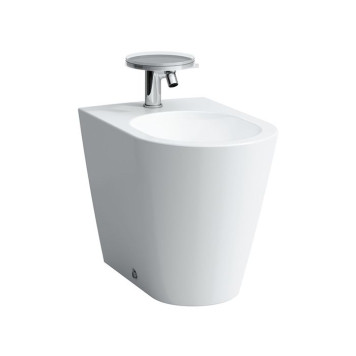 Laufen Kartell Биде напольное 56х37х43см с 1 отв. под смеситель, без боковых отв, цвет: белый-1