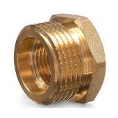 Футорка, ELSEN, Metalit, НВ, 1/2, 3/8, латунь, CN