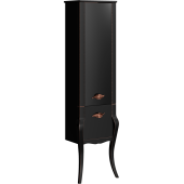 CL BOR0548BLK Borgia Пенал напольный, черный, 480х1830х350 мм BOR0548BLK