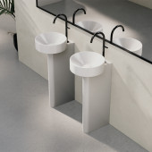 BETTE Suno Pedestal Раковина напольная 34x84cм, с 1 отв., цвет: белый . A250-000 VK2
