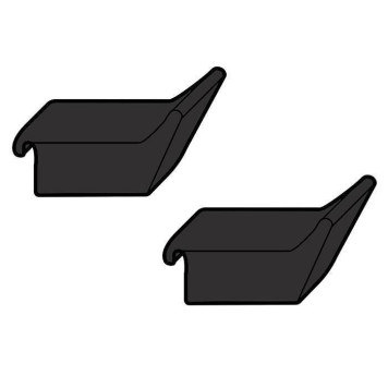 Burgbad Vry Крючок двойной, подвесной, цвет: черный матовый-1