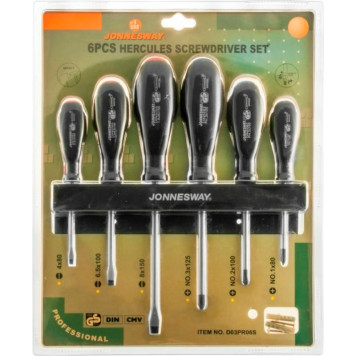 Набор отверток Jonnesway HERCULES 6 предметов-1