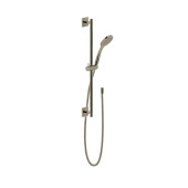 Gessi Emporio shower Душевой гарнитур, с ручным душем, легкой очистки, шланг 1,5м, цвет: Finox Brushed Nickel. 47314#149