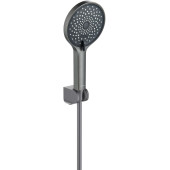 AQ2035BGM ЛУГАНО душевой набор 3jet, оружейная сталь AQ2035BGM