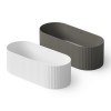 Dea Design Stripes Ванна 170х72х56см., отдельностоящая, Solid Surface, цвет: White №18. DD8803 1700 18