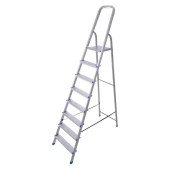 Стремянка алюминиевая STAIRS 8 ступеней AS08