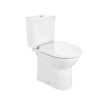 Roca Debba Round Унитаз моноблок 35x65см, безободковый, универсальный выпуск, цвет: белый. 7.3419.9.100.Y, 7.3429.9.P00.Y