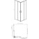 AQ ARI KV 09020BL Душевой уголок квадратный, двери раздвижные 900x900x2000 профиль черный, стекло прозрачное AQ ARI KV 09020BL
